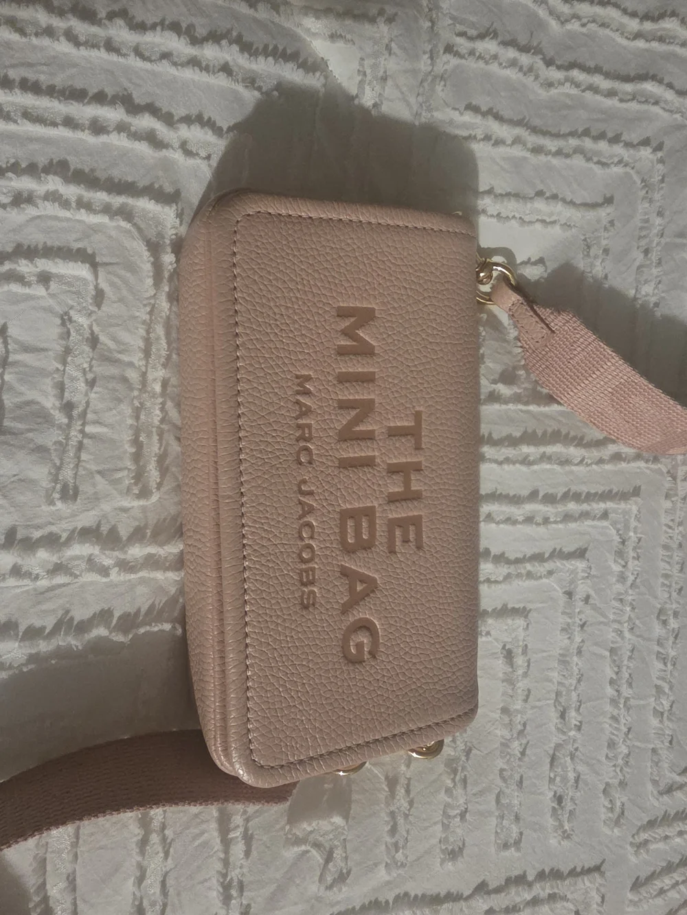 Marc Jacobs The Mini Bag Crossbody in Blush Pink